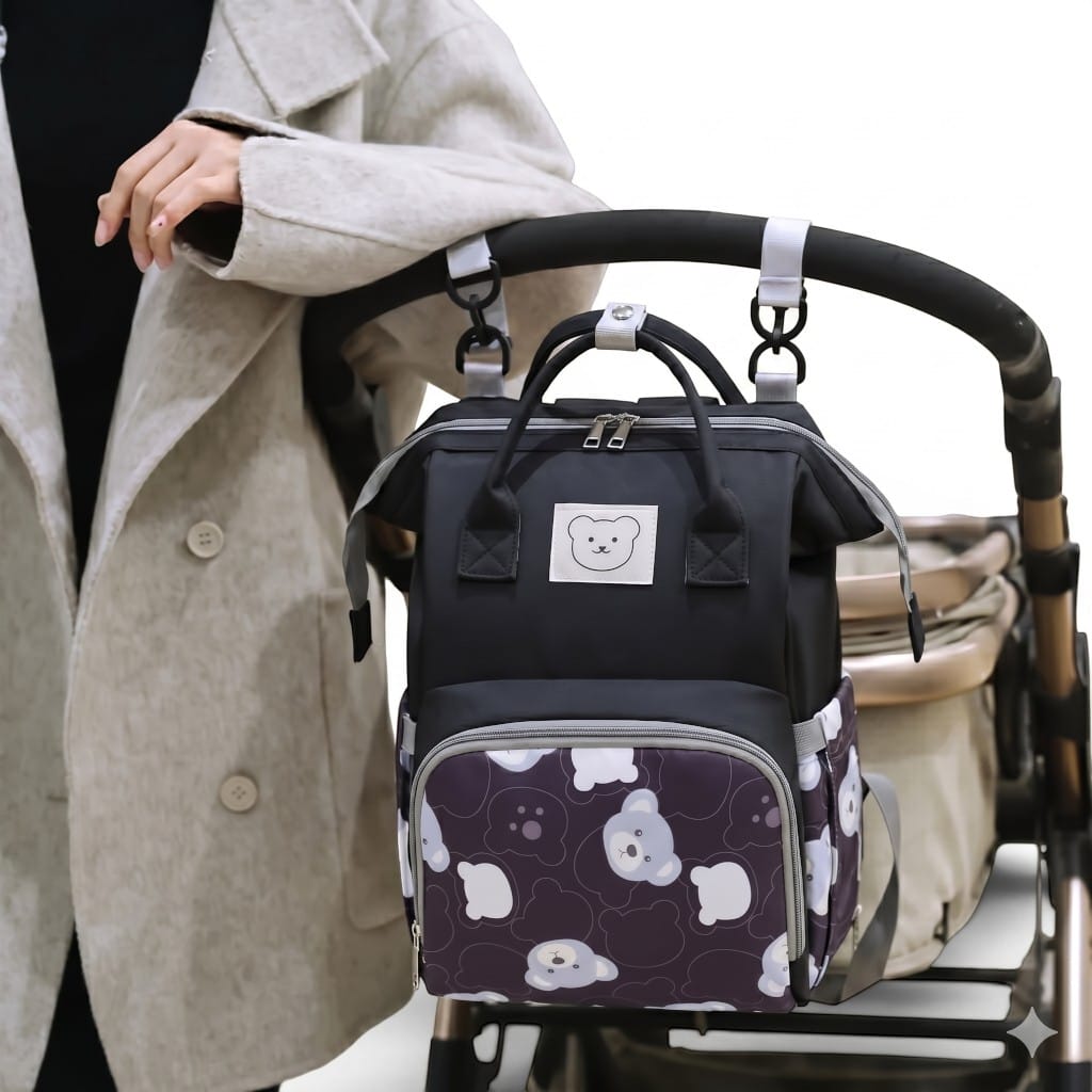 Sac à Langer Noir | Calora | Mumoria