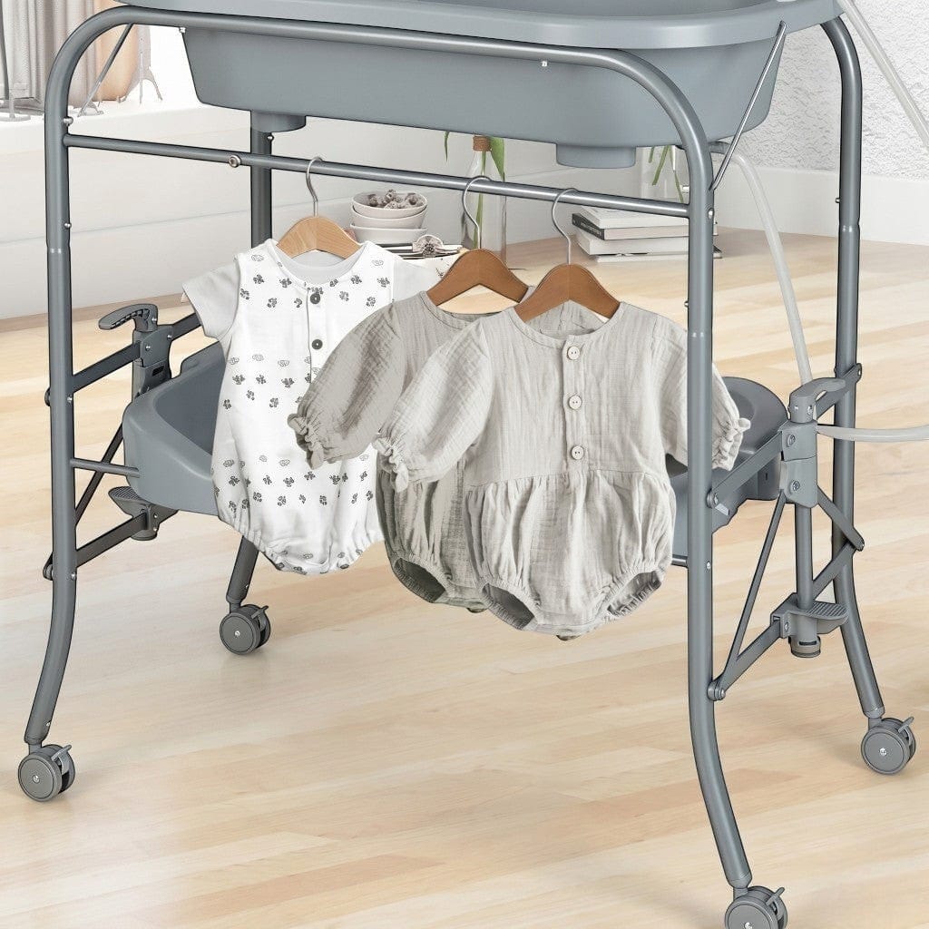 Table à Langer Baignoire | Aquanest Gris | Mumoria