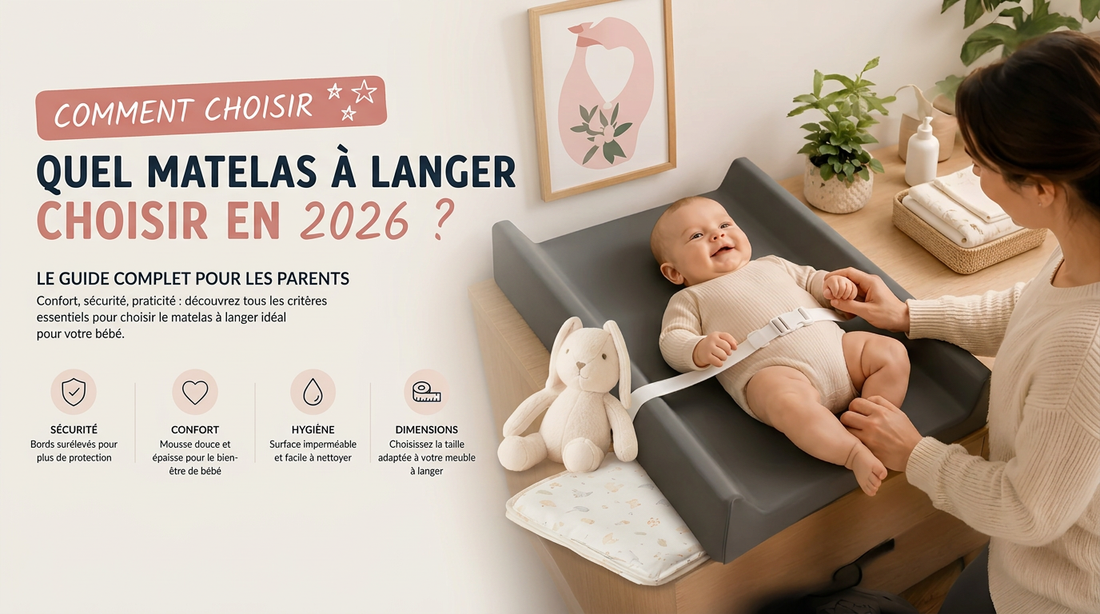 Comment choisir le meilleur matelas à langer en 2026