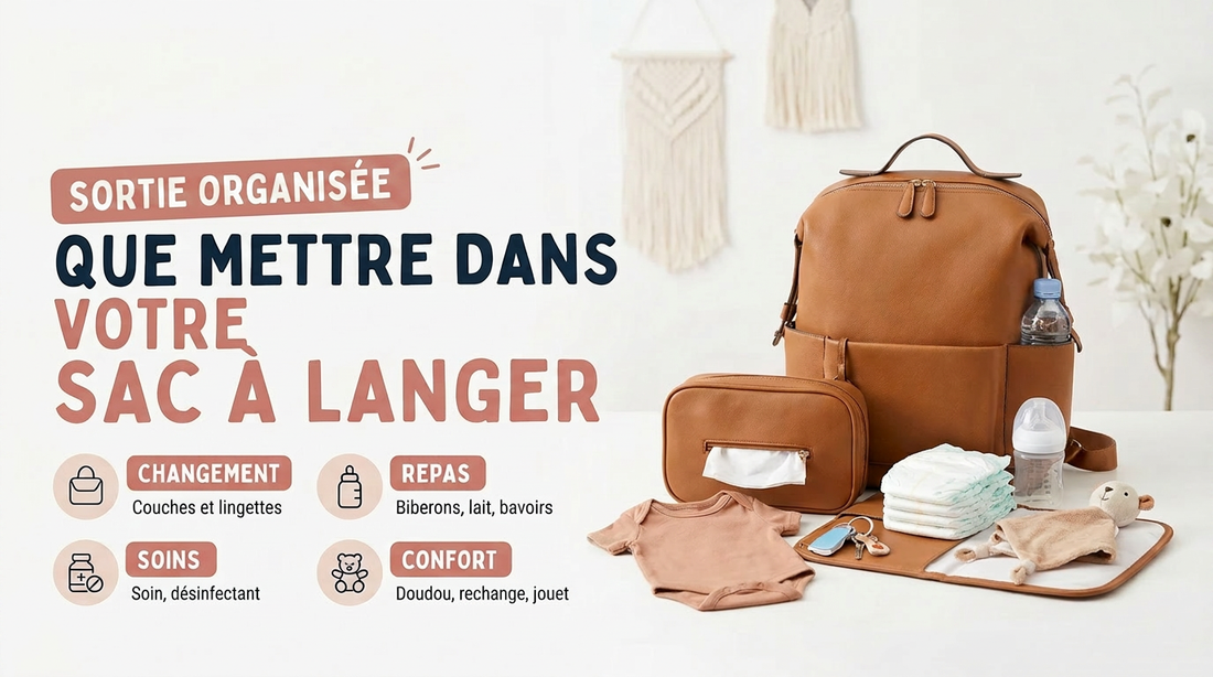 Que mettre dans votre sac à langer