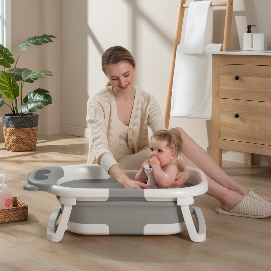 Baignoire Bébé Pliable | Aqua Signature| Mumoria