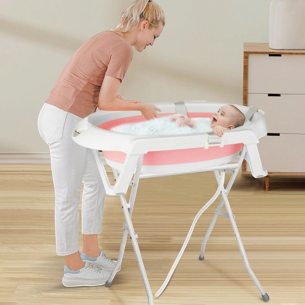 Baignoire Bébé sur Pied | AquaCare Rose | Mumoria