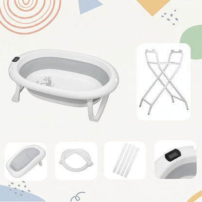 Baignoire Bébé sur Pied | Bain Royal Gris| Mumoria