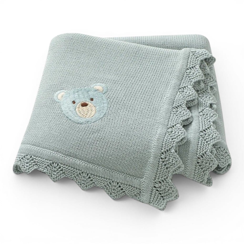 Couverture Bébé en Crochet | Nid d'Ourson | Mumoria