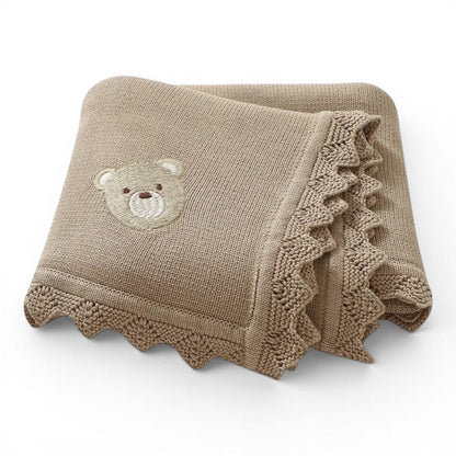 Couverture Bébé en Crochet | Nid d'Ourson | Mumoria