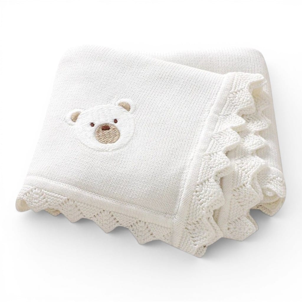 Couverture Bébé en Crochet | Nid d'Ourson | Mumoria