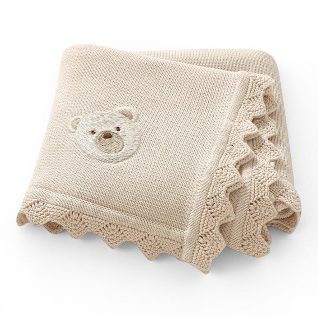 Couverture Bébé en Crochet | Nid d'Ourson | Mumoria