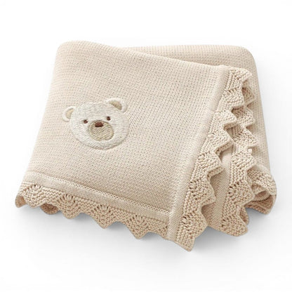 Couverture Bébé en Crochet | Nid d'Ourson | Mumoria