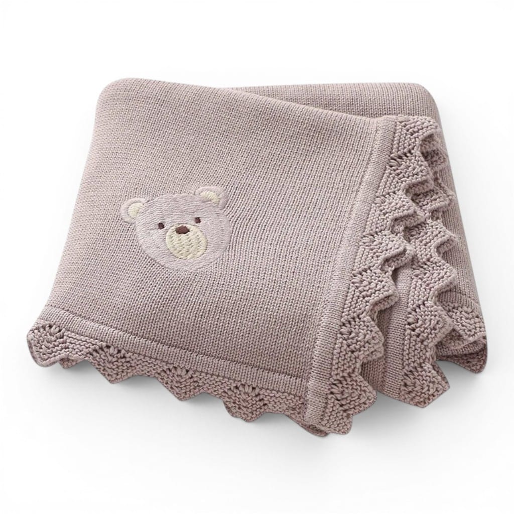 Couverture Bébé en Crochet | Nid d'Ourson | Mumoria