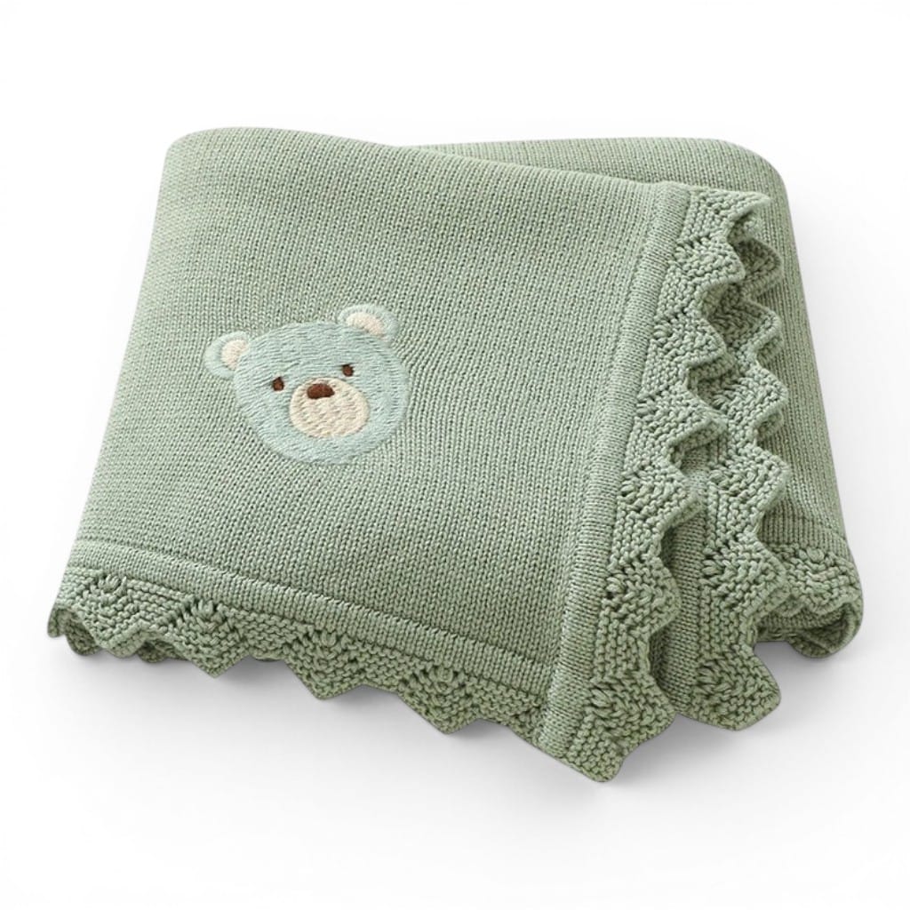 Couverture Bébé en Crochet | Nid d'Ourson | Mumoria