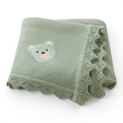 Couverture Bébé en Crochet | Nid d'Ourson | Mumoria