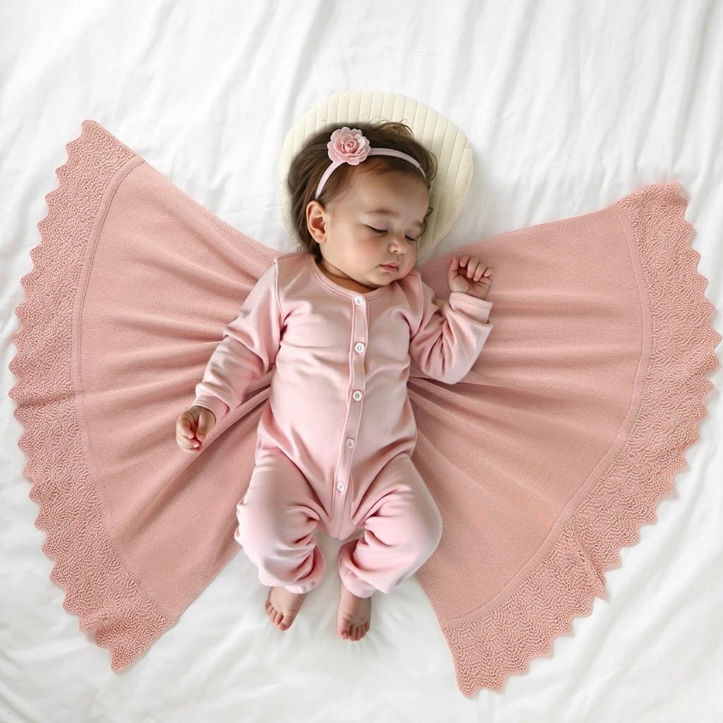 Couverture Bébé en Crochet | Voile de Sérénité | Mumoria
