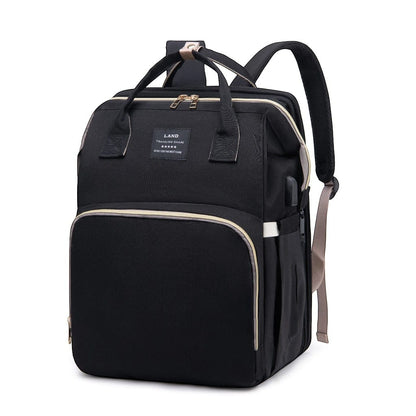 Sac à langer noir | Delina | Mumoria