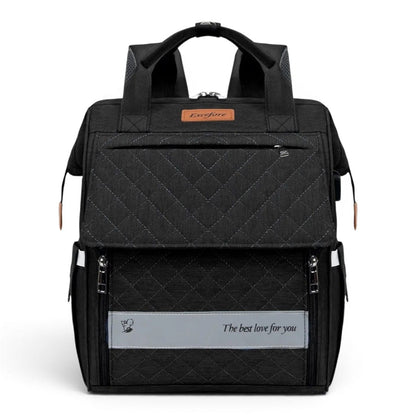 Sac à Langer Noir | Elowen | Mumoria