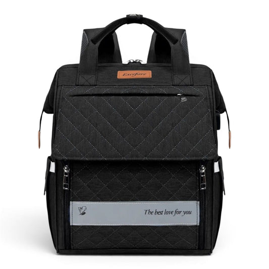 Sac à Langer Noir | Elowen | Mumoria