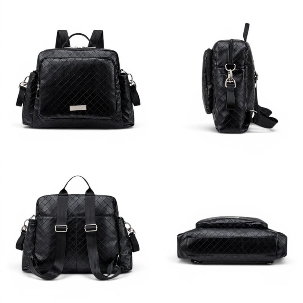 Sac à Langer Noir | Elyara | Mumoria