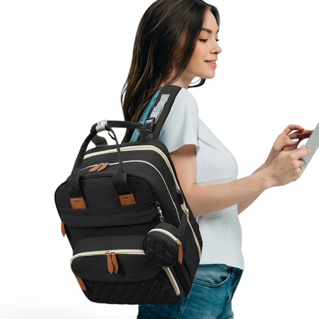 Sac à Langer Noir | Marelya | Mumoria