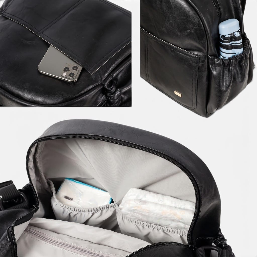 Sac à Langer Noir | Novira | Mumoria