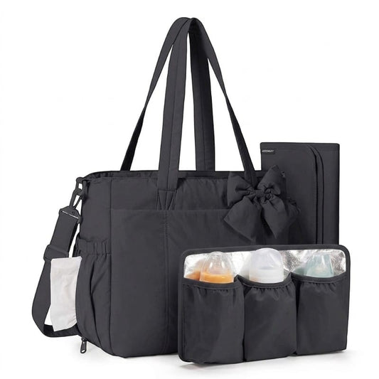 Sac à Langer Noir | Roselle | Mumoria
