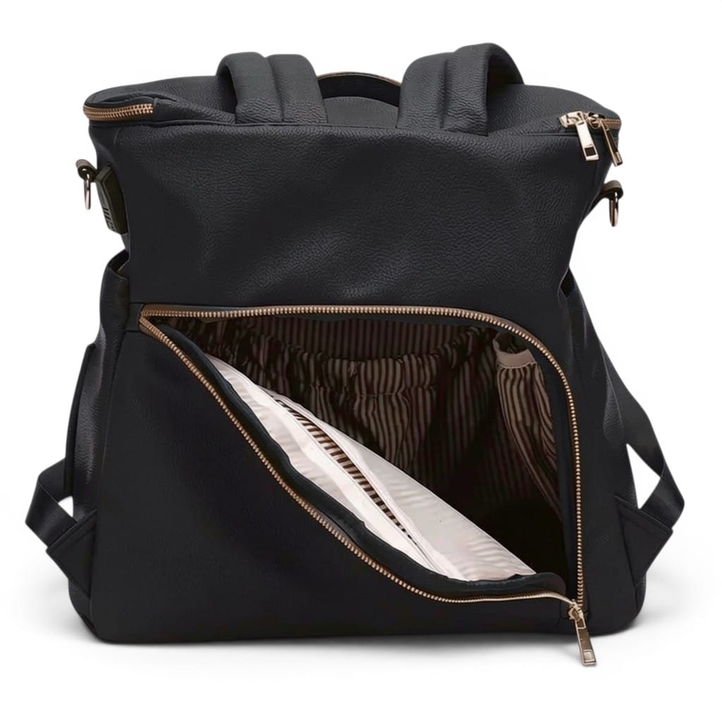Sac à Langer Noir | Valenya | Mumoria