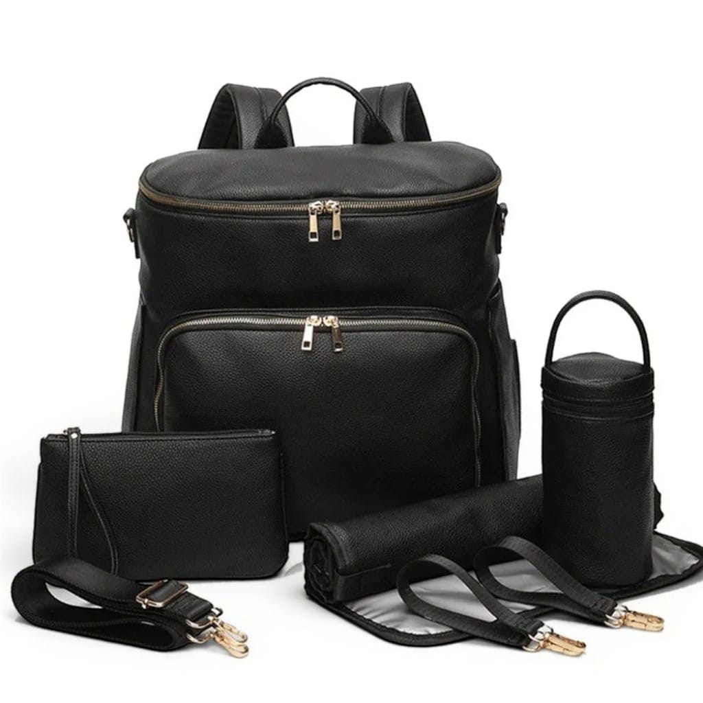 Sac à Langer Noir | Valenya | Mumoria