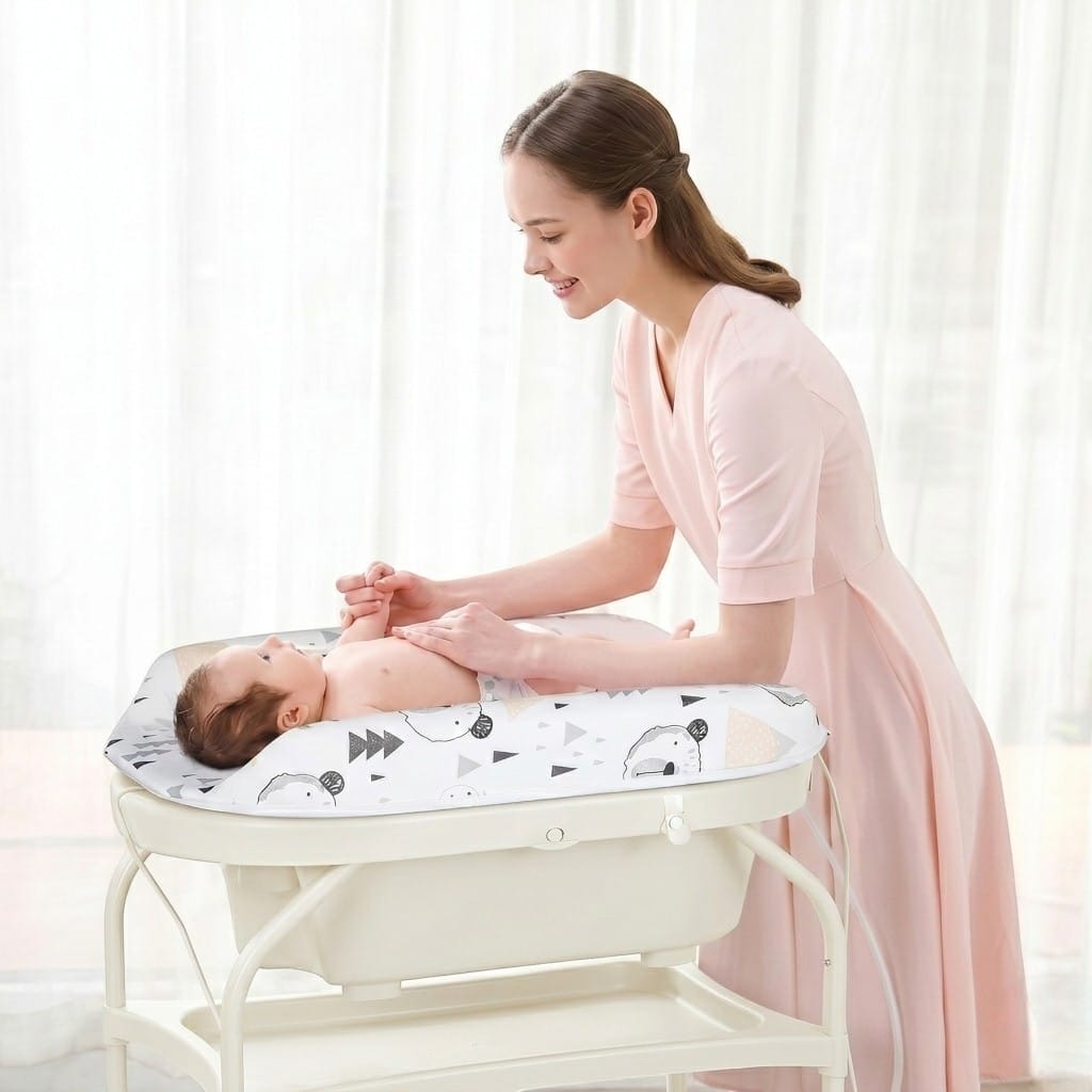 Table à Langer Baignoire | Aquanest Blanc | Mumoria