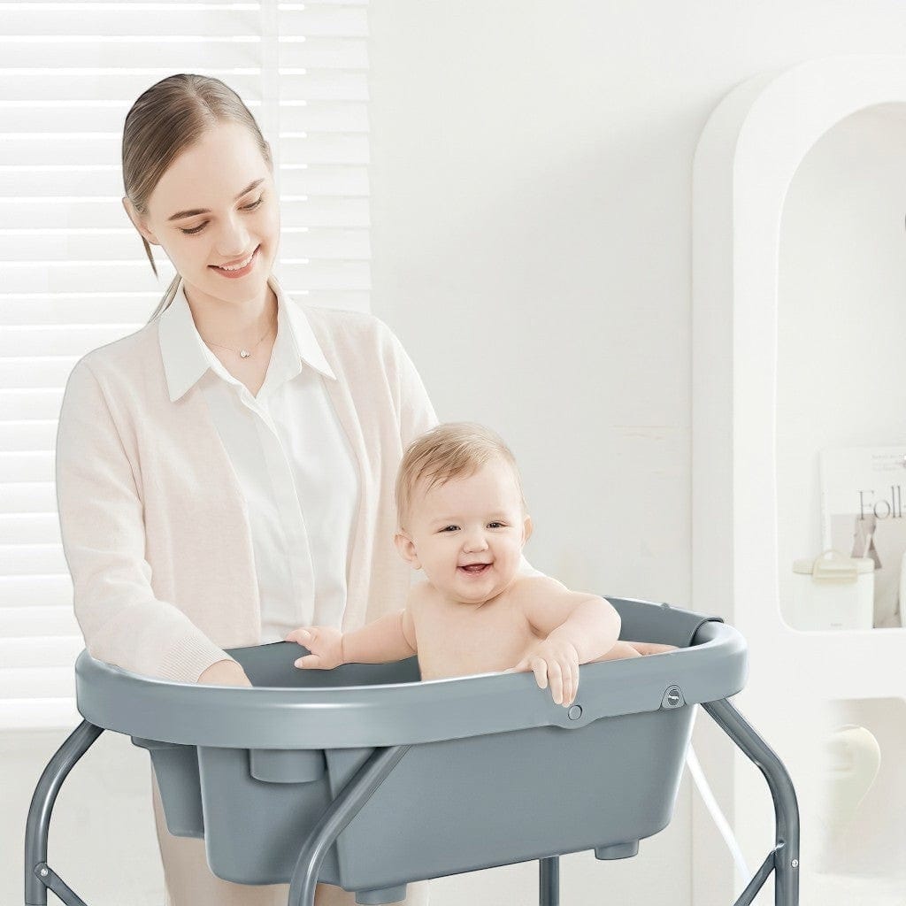 Table à Langer Baignoire | Aquanest Gris | Mumoria