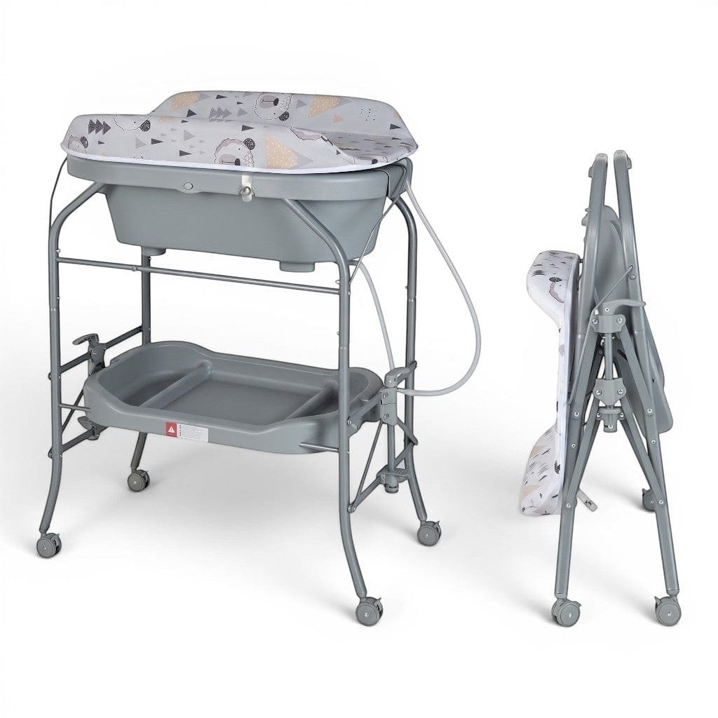 Table à Langer Baignoire | Aquanest Gris | Mumoria
