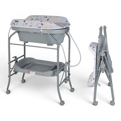 Table à Langer Baignoire | Aquanest Gris | Mumoria