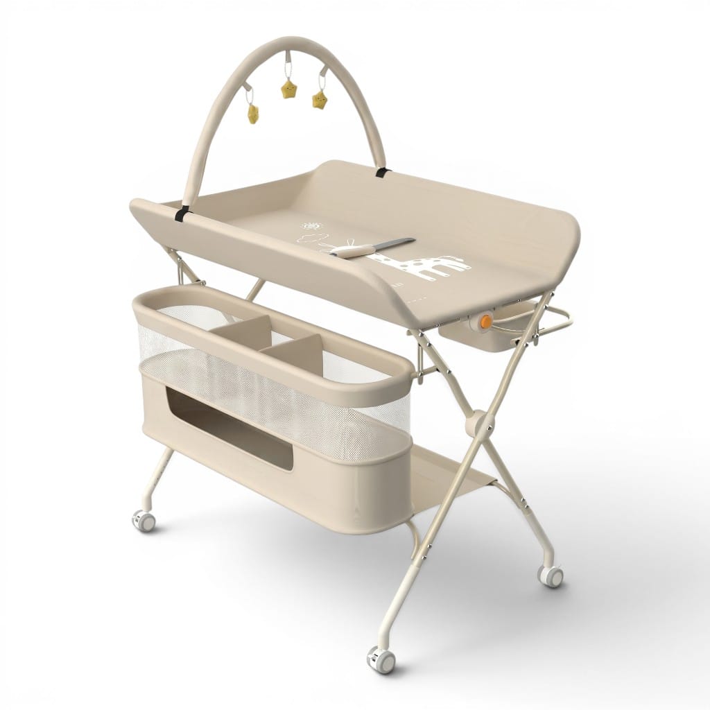 Table à Langer Pliable | Confort+ Beige | Mumoria