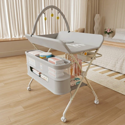 Table à Langer Pliable | Confort+ Gris | Mumoria
