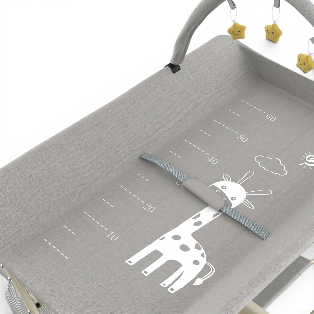 Table à Langer Pliable | Confort+ Gris | Mumoria