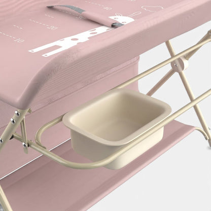 Table à Langer Pliable | Confort+ Rose | Mumoria