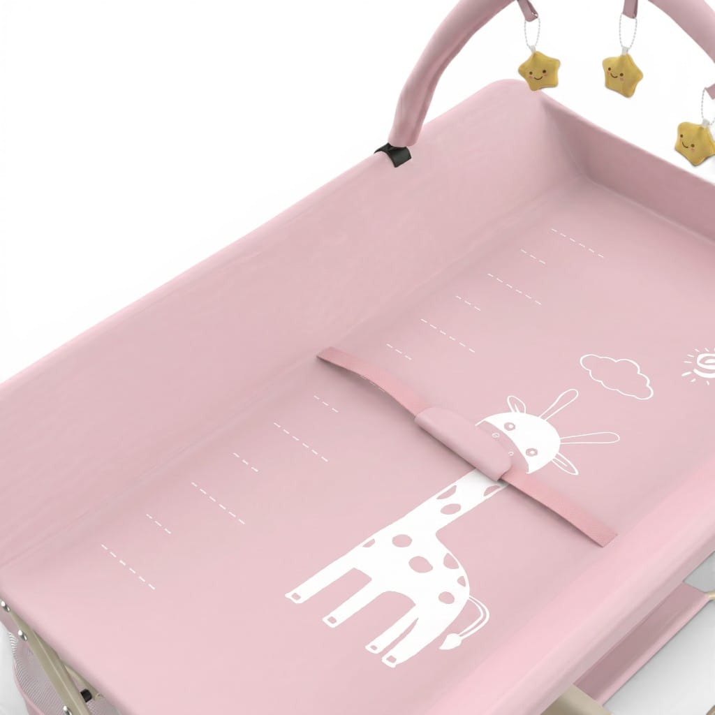 Table à Langer Pliable | Confort+ Rose | Mumoria