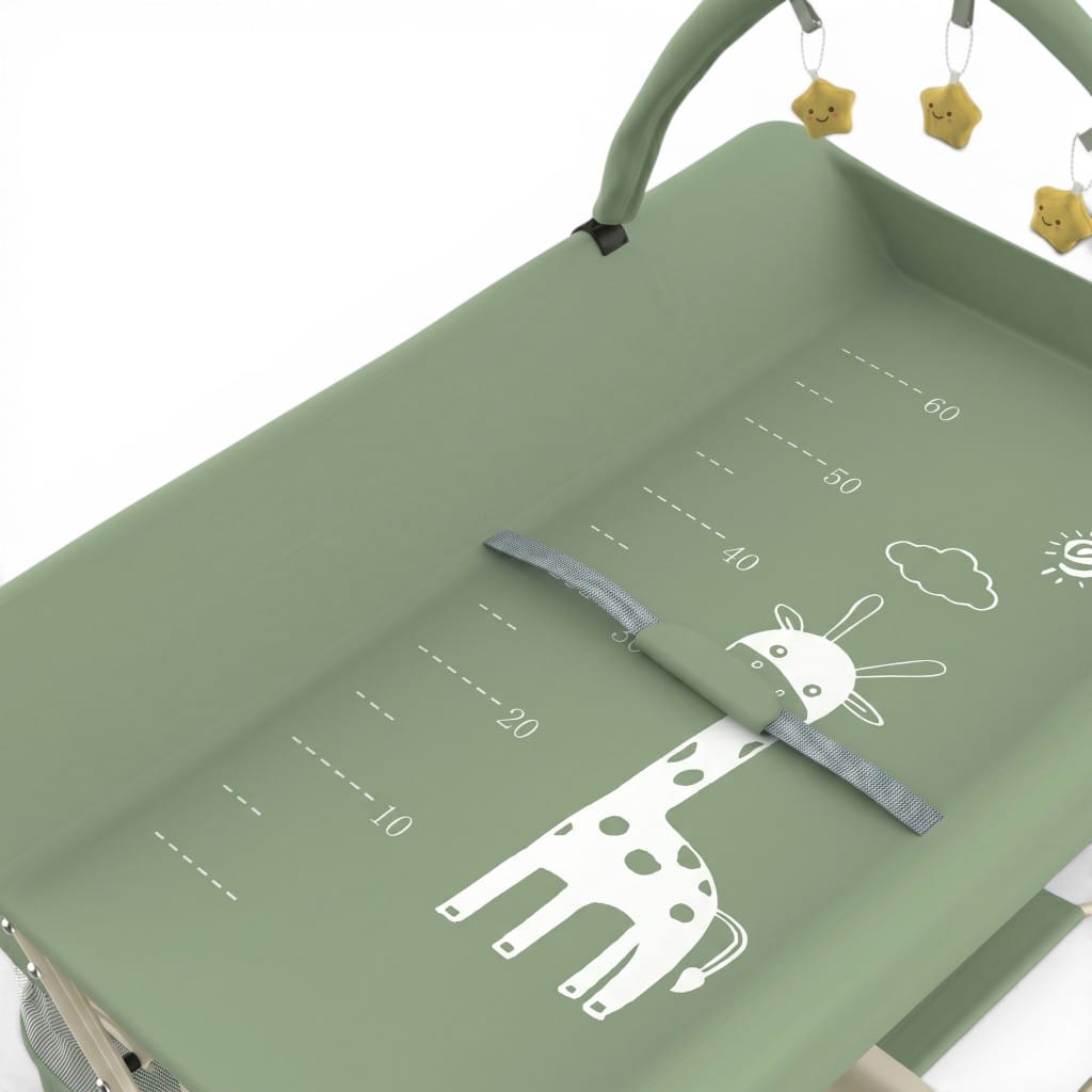 Table à Langer Pliable | Confort+ Vert | Mumoria