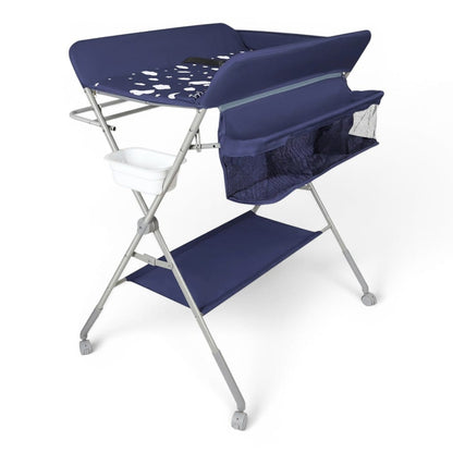 Table à Langer Pliable | Nuage de Soins Bleu | Mumoria