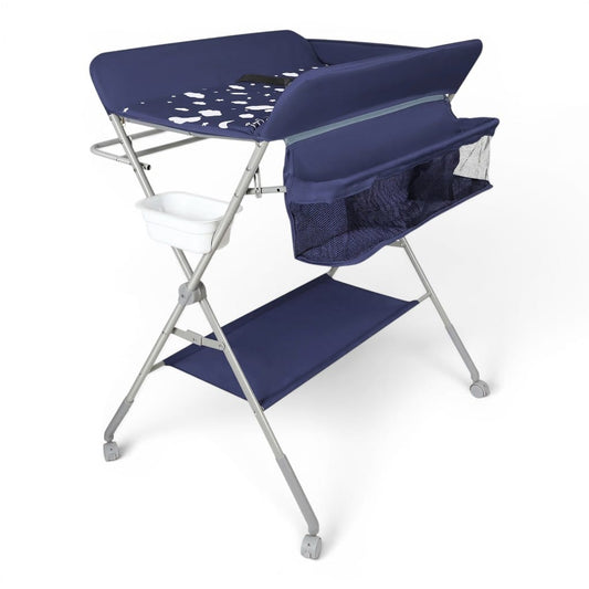 Table à Langer Pliable | Nuage de Soins Bleu | Mumoria