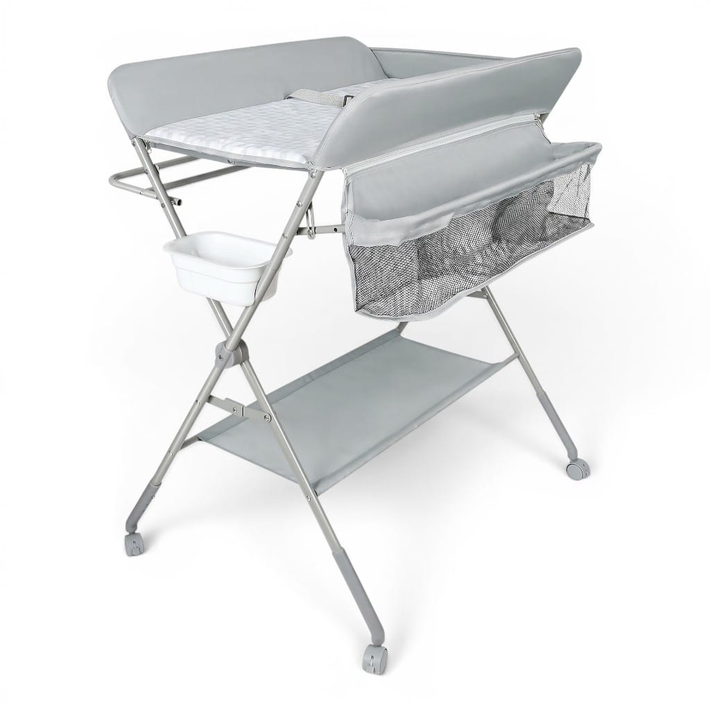 Table à Langer Pliable | Nuage de Soins Gris | Mumoria