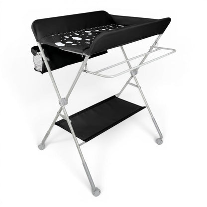 Table à Langer Pliable | Nuage de Soins Noir | Mumoria